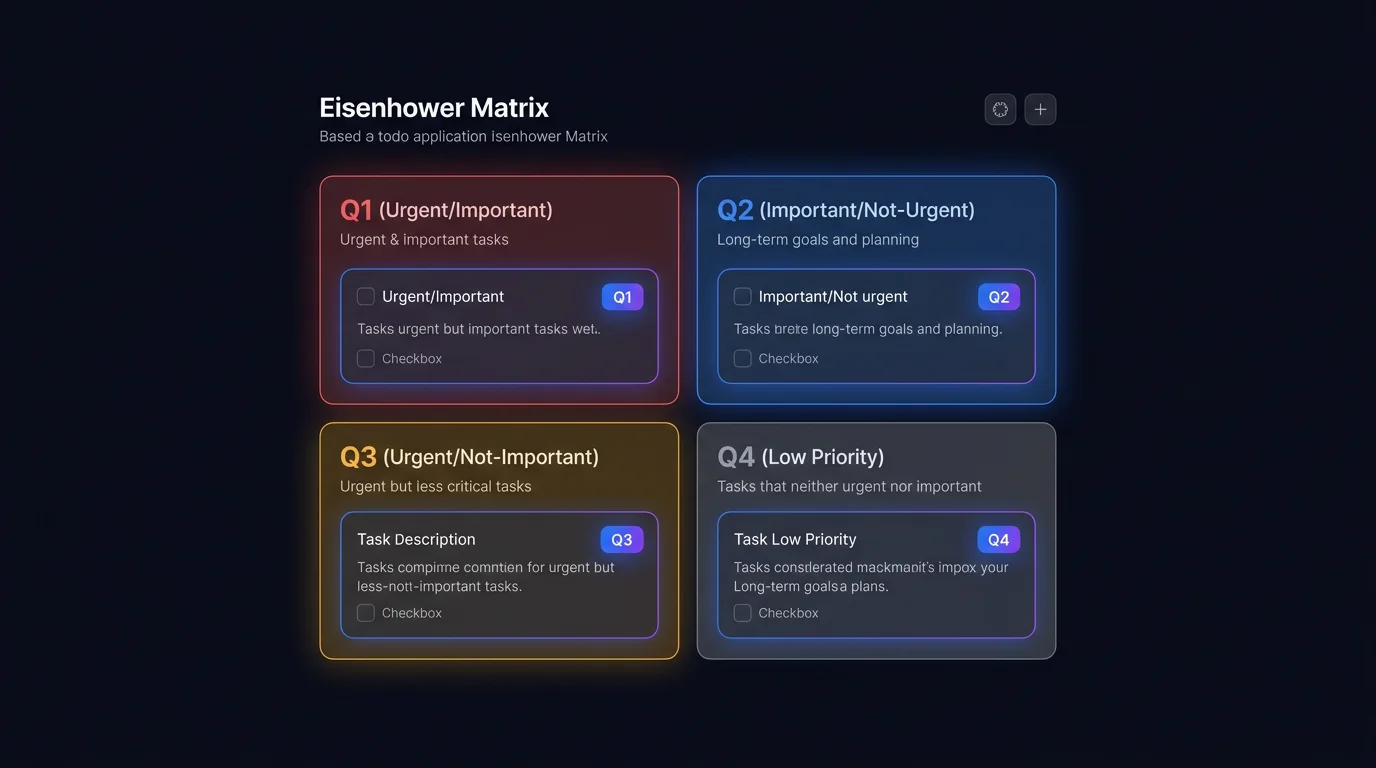 Eisenhower Matrix App: How to Actually Use It Daily (Not Just Read About It)